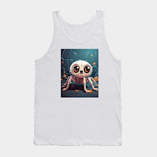 Cute Halloween Spider Tank Top